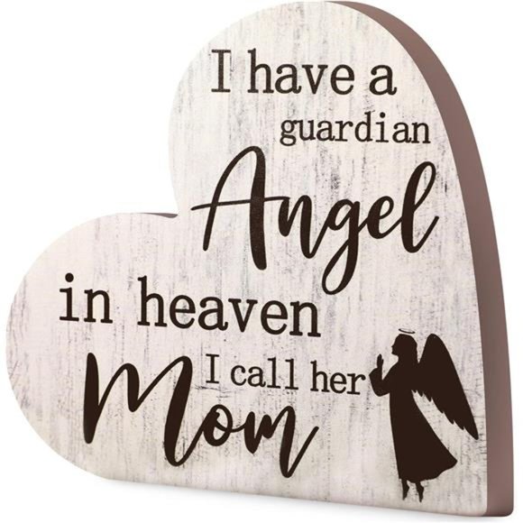Gift Sympathy Memorial Decor Sign Mother's Day Memorial Sign for Loss of Mother - Picture 1 of 5